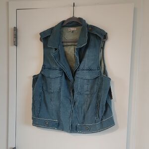 Blue Denim Vest